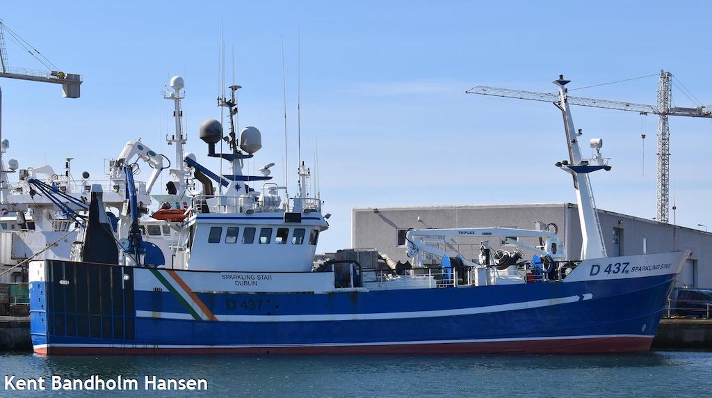 sparkling star (Fishing Vessel) - IMO 7392945, MMSI 250440000, Call Sign EI6212 under the flag of Ireland