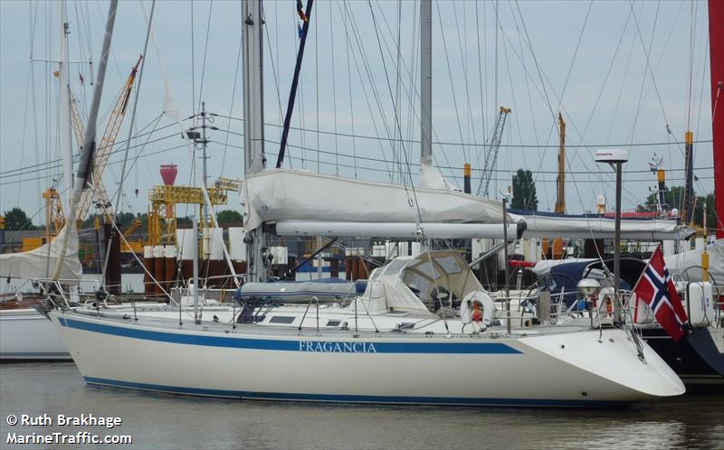 fragancia (Sailing vessel) - IMO , MMSI 257024710, Call Sign LMWE under the flag of Norway