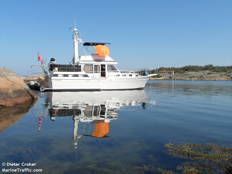 sakura (Pleasure craft) - IMO , MMSI 258130350, Call Sign LI6074 under the flag of Norway