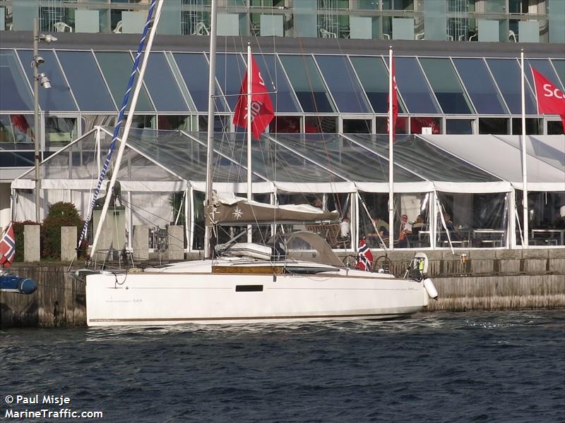 apsaras (Sailing vessel) - IMO , MMSI 258195870, Call Sign LL5649 under the flag of Norway