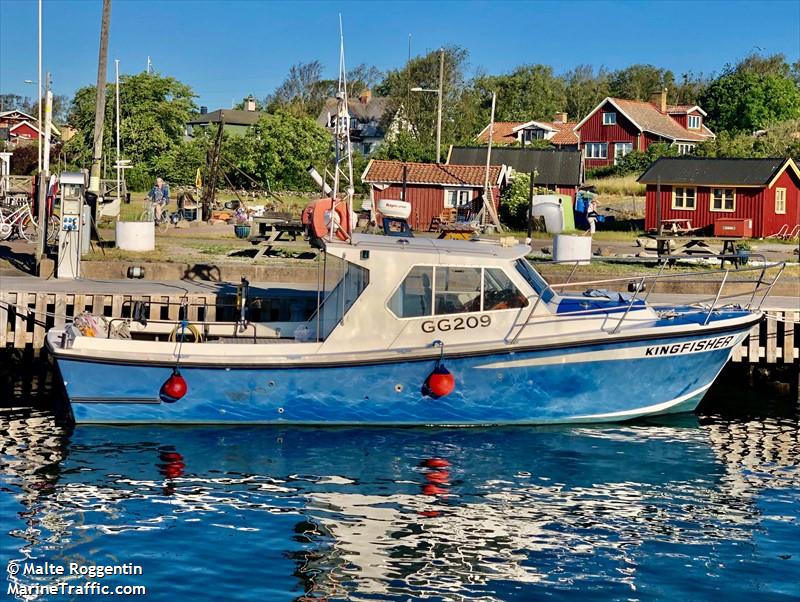 kingfisher (Fishing vessel) - IMO , MMSI 265827790, Call Sign SFD2079 under the flag of Sweden