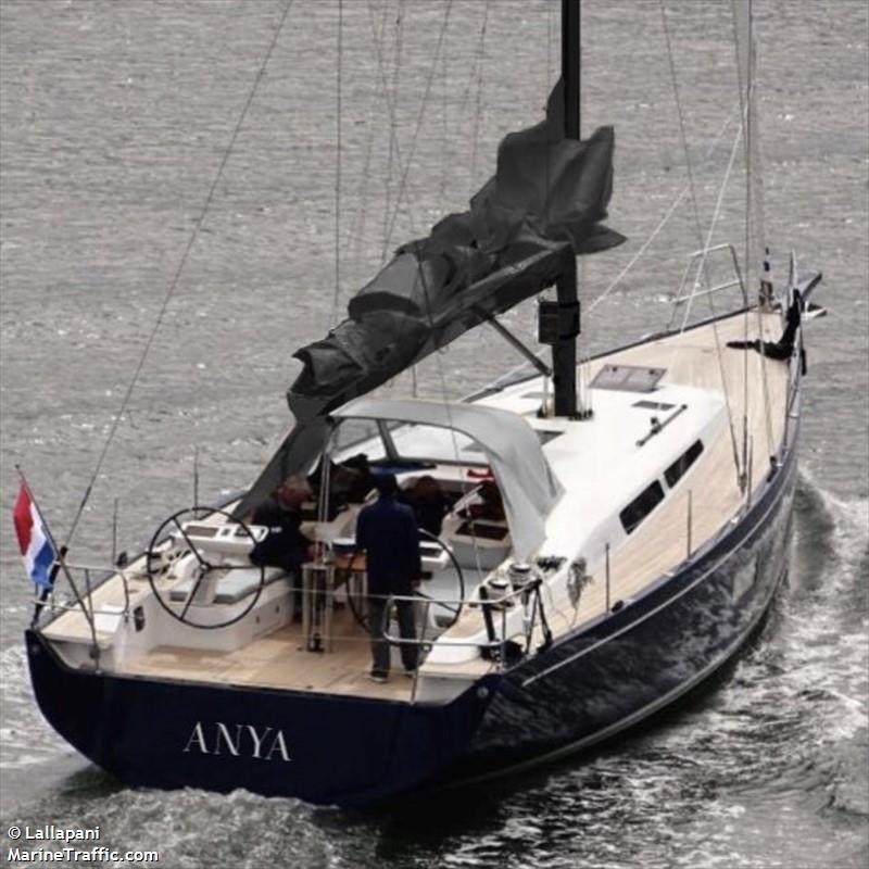 anya (Sailing vessel) - IMO , MMSI 269114090, Call Sign HBY5457 under the flag of Switzerland