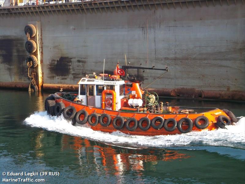 omercan (Towing vessel) - IMO , MMSI 271010229, Call Sign TC8997 under the flag of Turkey