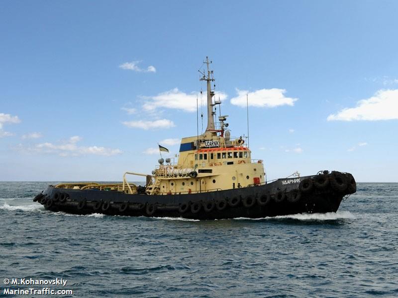 udarnik (Tug) - IMO , MMSI 272965000, Call Sign EMBX under the flag of Ukraine