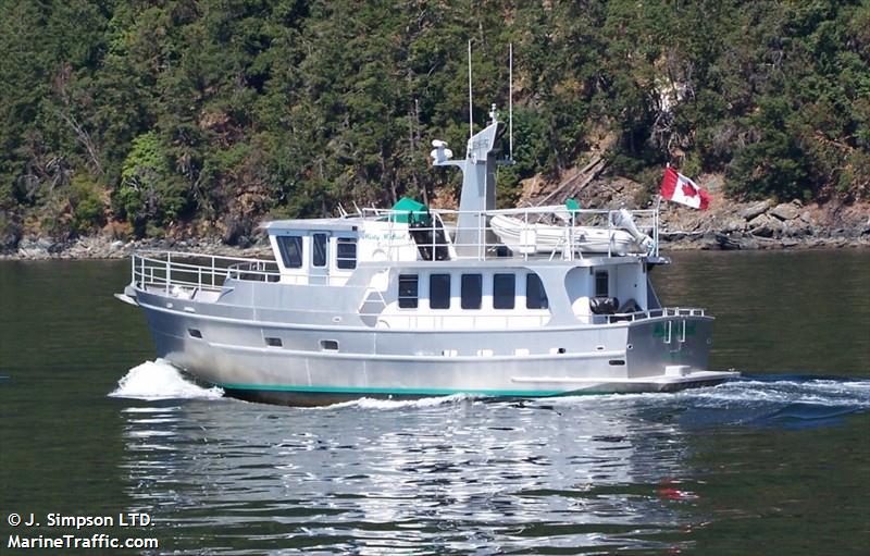 misty michael (Pleasure craft) - IMO , MMSI 316007188, Call Sign CFN4826 under the flag of Canada