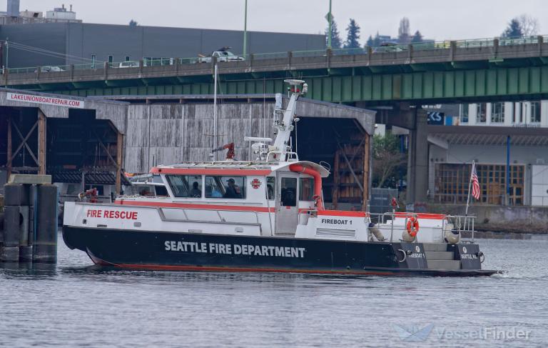 fireboat 1 (SAR) - IMO , MMSI 367181280 under the flag of United States (USA)