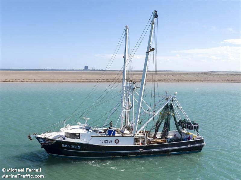 big ben (Fishing vessel) - IMO , MMSI 367606580, Call Sign WDH3326 under the flag of United States (USA)