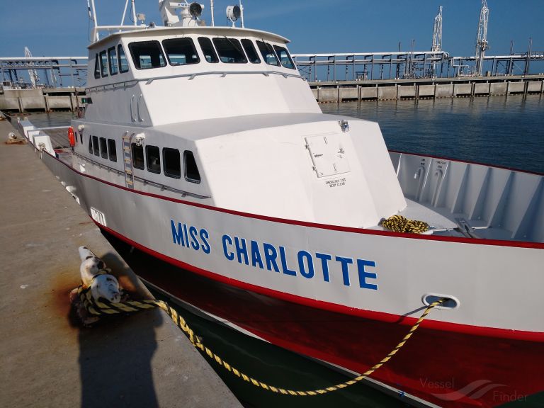 miss charlotte (Passenger ship) - IMO , MMSI 368014720, Call Sign WDJ8262 under the flag of United States (USA)