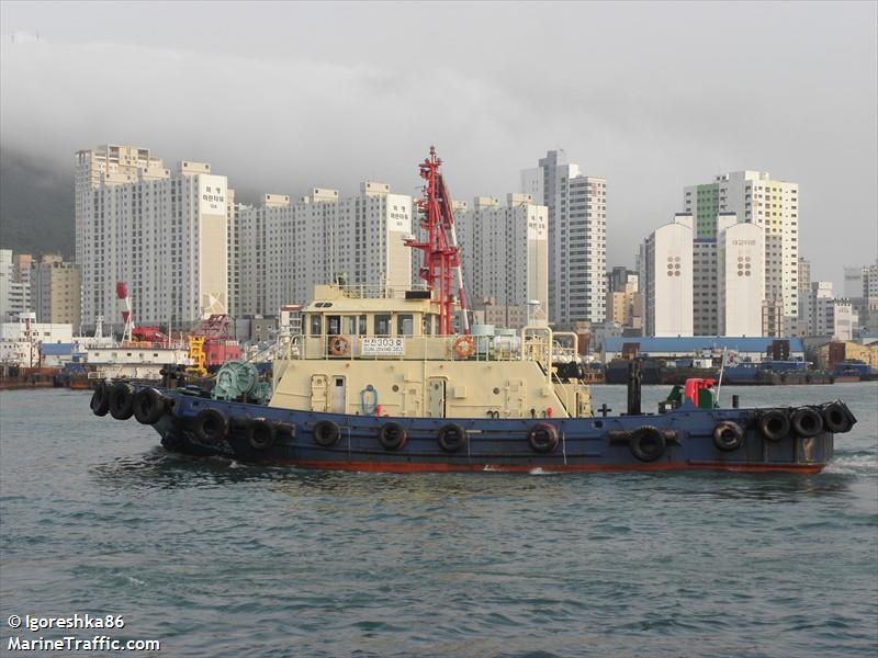 sunjin no303 (Tug) - IMO , MMSI 440118970, Call Sign 937802 under the flag of Korea