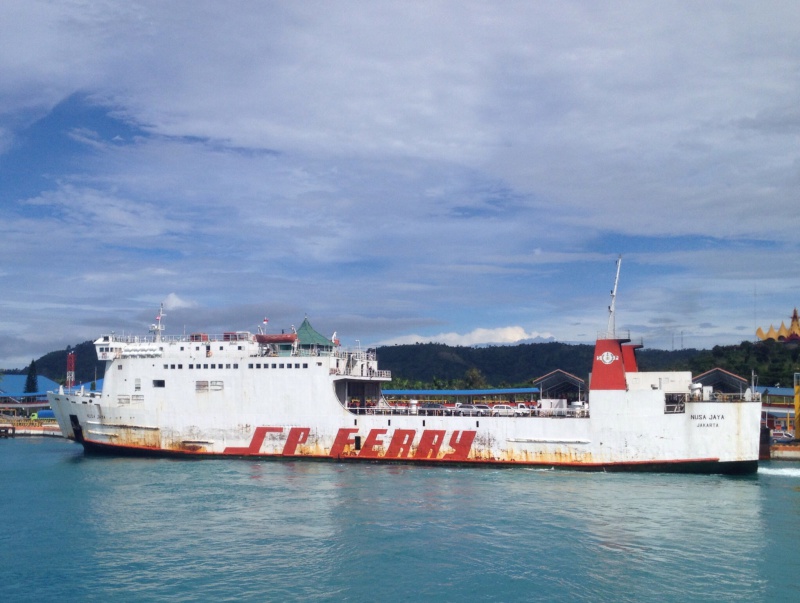 kmp.nusa jaya (Passenger/Ro-Ro Cargo Ship) - IMO 8703309, MMSI 525017091, Call Sign YEFN under the flag of Indonesia