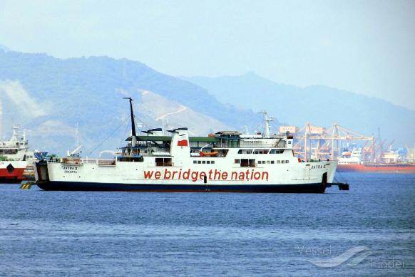 kmp jatra ii (Passenger/Ro-Ro Cargo Ship) - IMO 7818638, MMSI 525019458, Call Sign YCPP under the flag of Indonesia