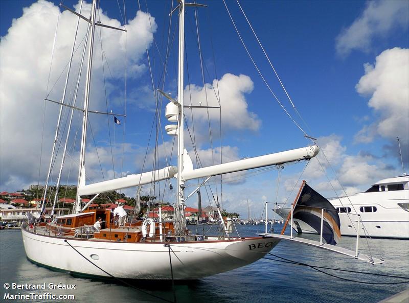 sy bequia (Sailing vessel) - IMO , MMSI 538070656, Call Sign V75H3 under the flag of Marshall Islands