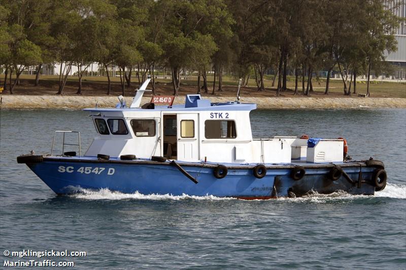 stk2 (Pleasure craft) - IMO , MMSI 563024280 under the flag of Singapore