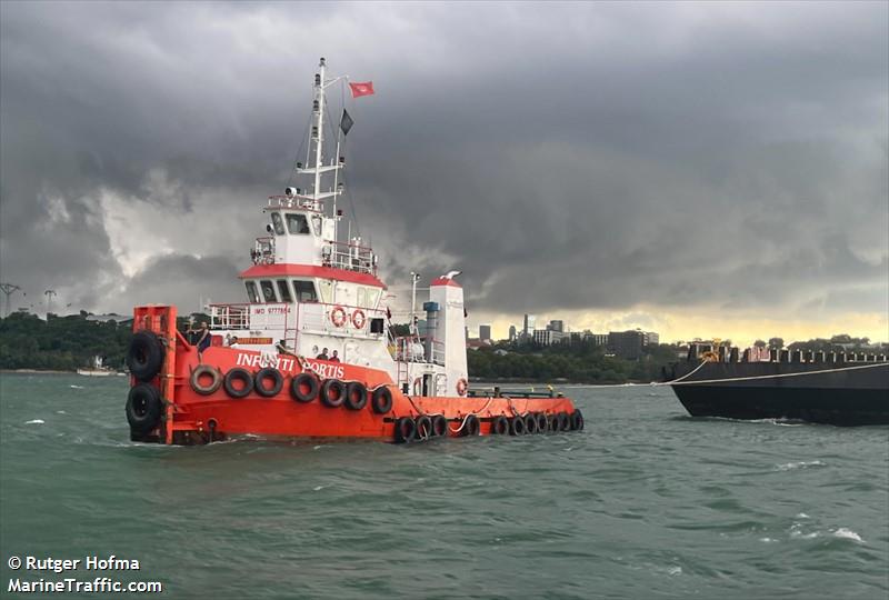 infiniti fortis (Tug) - IMO , MMSI 563033480 under the flag of Singapore