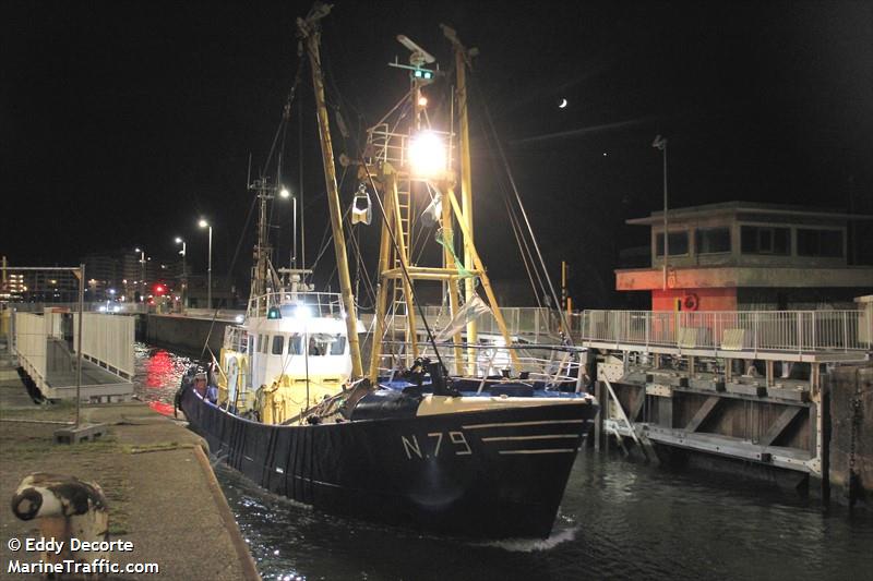 n79 warrior (Fishing vessel) - IMO 8545783, MMSI 205291000, Call Sign OPDA under the flag of Belgium