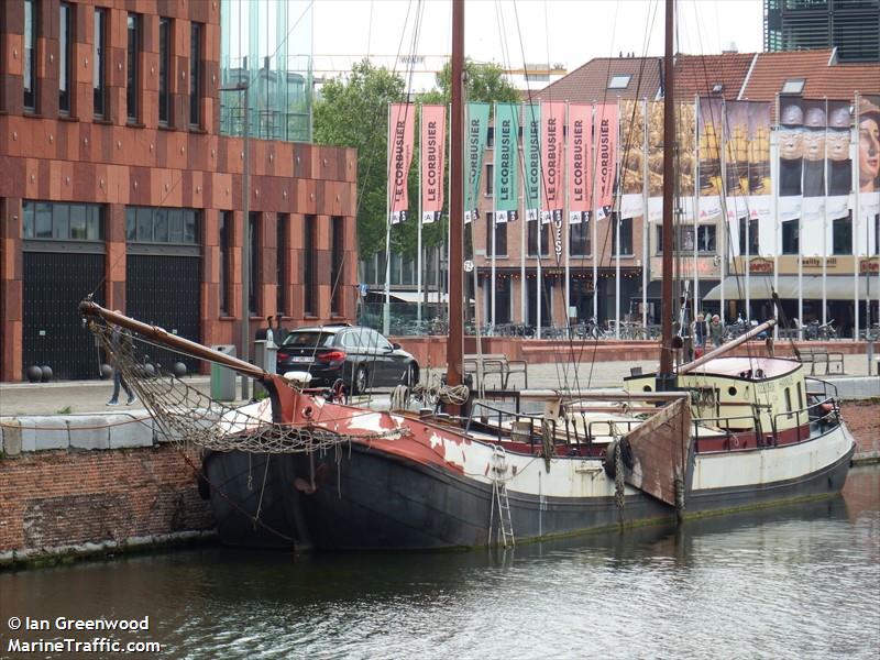 hannus (Sailing vessel) - IMO , MMSI 205535990, Call Sign OT5359 under the flag of Belgium