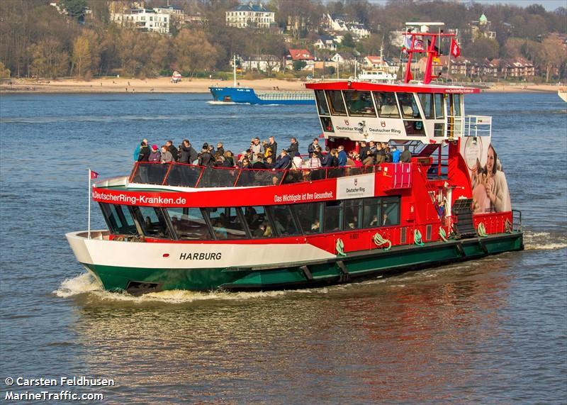 harburg (Passenger ship) - IMO , MMSI 211472760, Call Sign DJ3652 under the flag of Germany