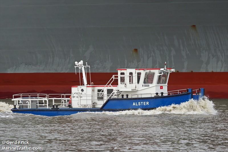 alster (Dredging or UW ops) - IMO , MMSI 211639750, Call Sign DC7440 under the flag of Germany