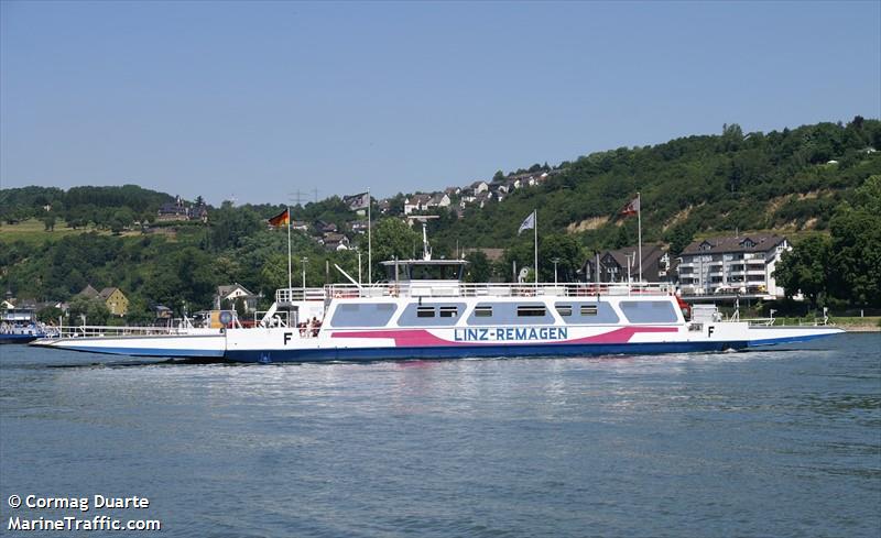 linz-remagen (Passenger ship) - IMO , MMSI 211653110, Call Sign DC7660 under the flag of Germany