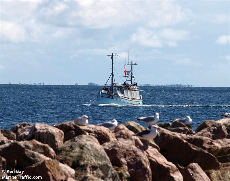 ru55 marie (Fishing vessel) - IMO , MMSI 219000881, Call Sign XPD2160 under the flag of Denmark