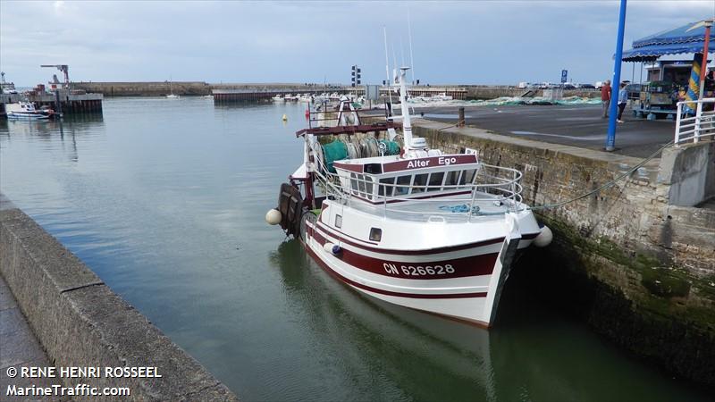 fv alter ego (Fishing vessel) - IMO , MMSI 227323250, Call Sign FU9319 under the flag of France