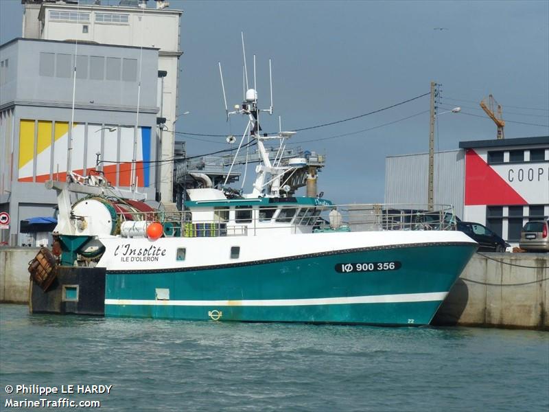 fv linsolite (Fishing vessel) - IMO , MMSI 228224900, Call Sign FMFP under the flag of France