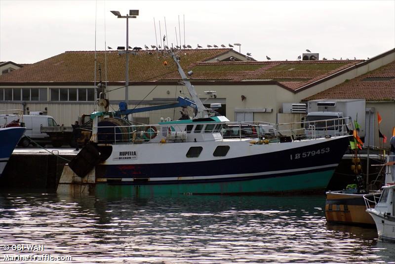 fv rupella (Fishing vessel) - IMO , MMSI 228958000, Call Sign FUNH under the flag of France