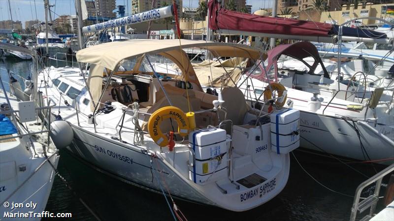 bombay sapphire (Sailing vessel) - IMO , MMSI 235073273 under the flag of United Kingdom (UK)