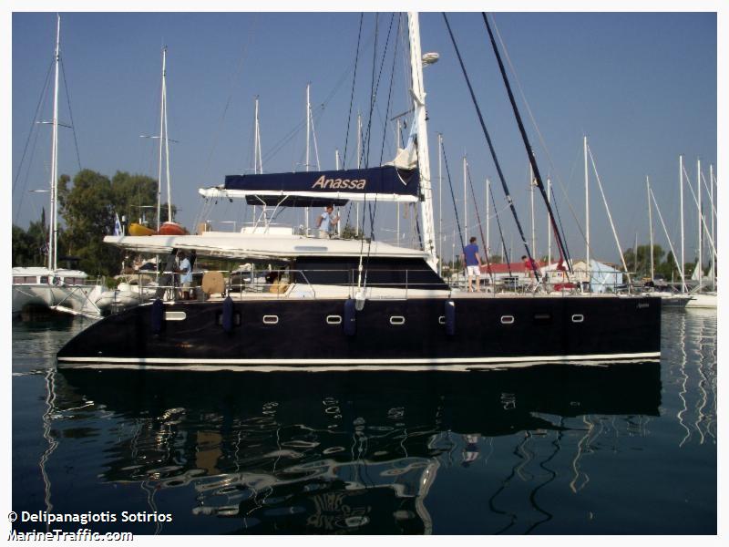anassa (Sailing vessel) - IMO , MMSI 240833000, Call Sign SY8598 under the flag of Greece