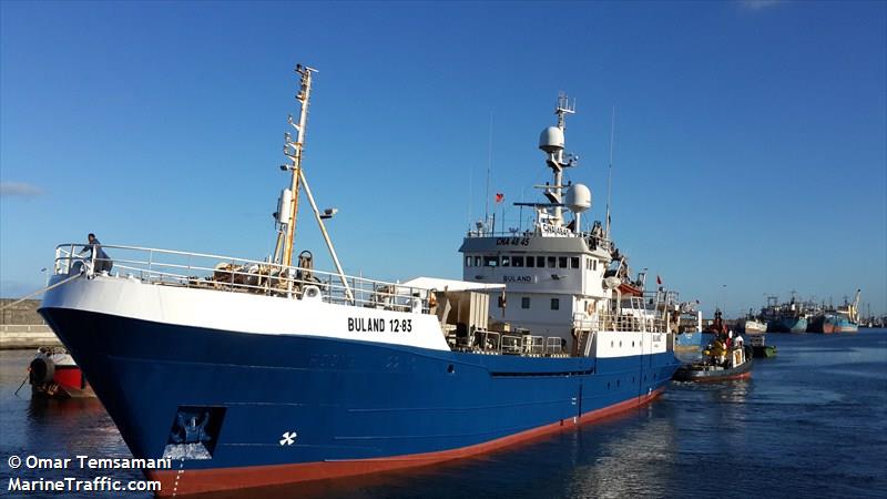 buland (Fishing Vessel) - IMO 7713010, MMSI 242162100, Call Sign CNA4845 under the flag of Morocco