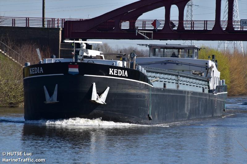 kedia (Cargo ship) - IMO , MMSI 244670335, Call Sign PI3394 under the flag of Netherlands