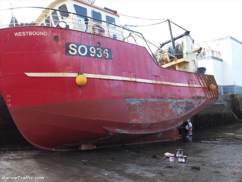 westbound (Fishing vessel) - IMO , MMSI 250267000, Call Sign EI5958 under the flag of Ireland