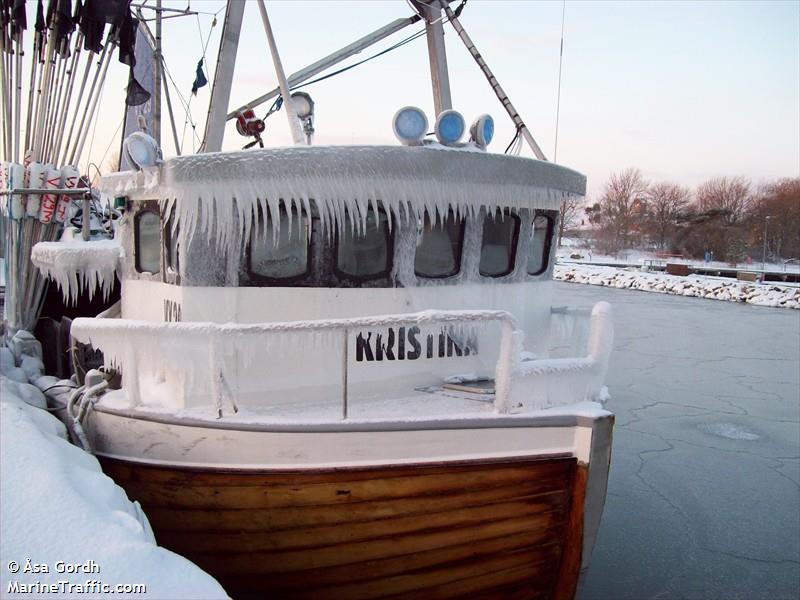 kristina (Fishing vessel) - IMO , MMSI 265630900, Call Sign SFB8756 under the flag of Sweden