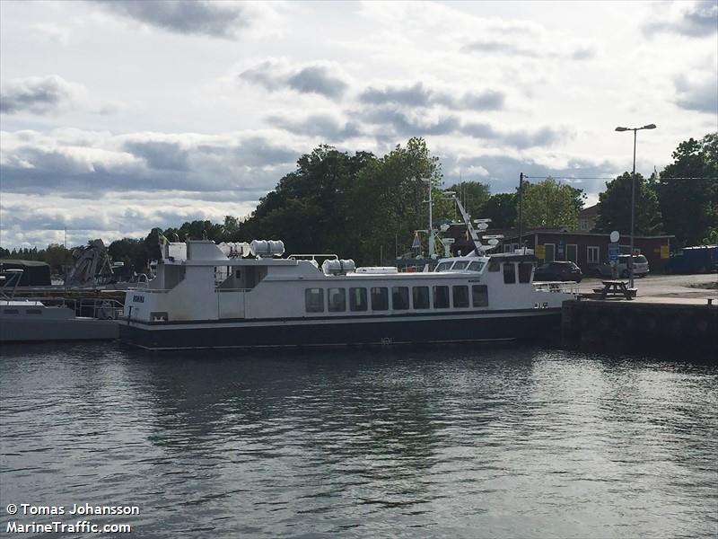 romina (Passenger ship) - IMO , MMSI 265762030, Call Sign SBLF under the flag of Sweden