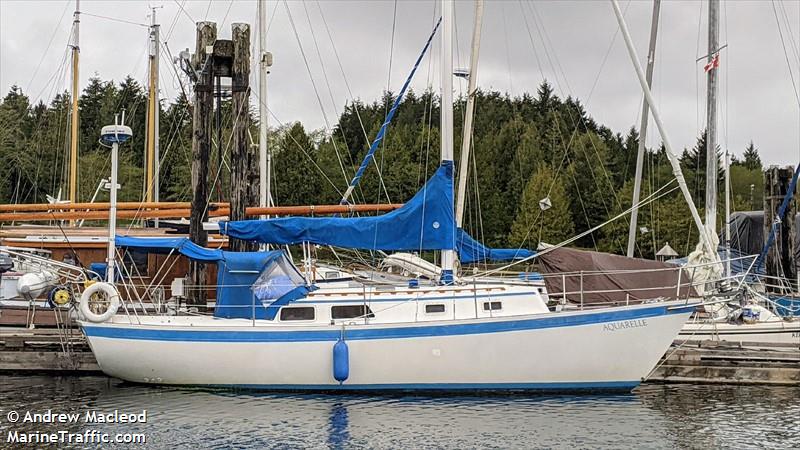 aquarelle (Pleasure craft) - IMO , MMSI 316001840 under the flag of Canada