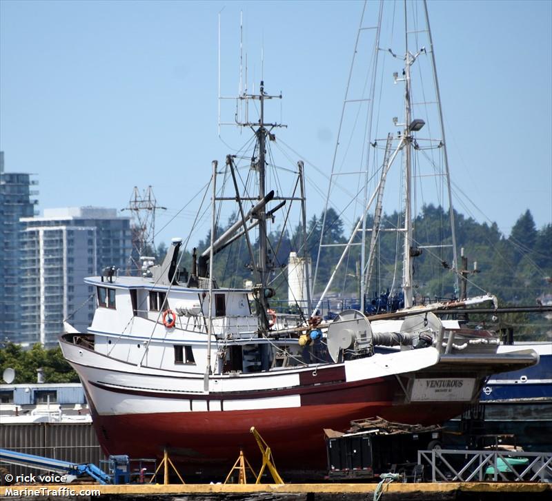 venturous (Fishing vessel) - IMO , MMSI 316033381 under the flag of Canada