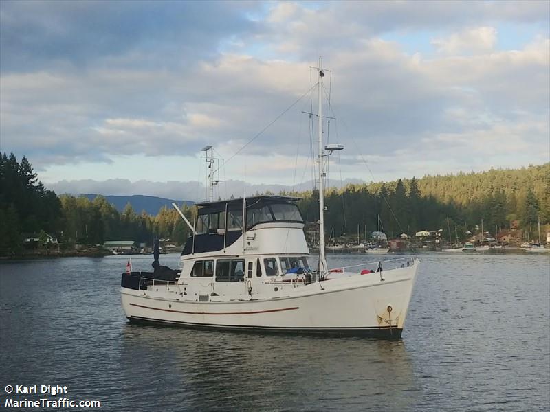 gilliano (Pleasure craft) - IMO , MMSI 316364000 under the flag of Canada