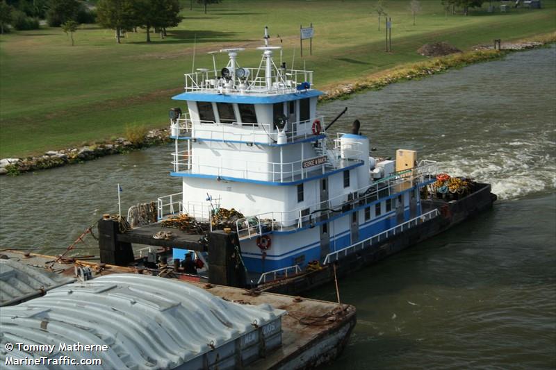 george w banta (Towing vessel) - IMO , MMSI 367114050, Call Sign WWD2343 under the flag of United States (USA)