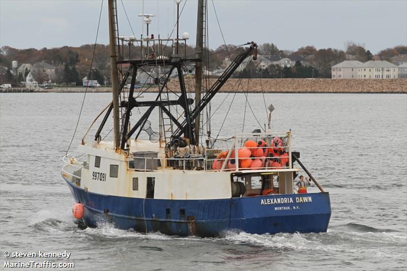 alexandria dawn (Fishing vessel) - IMO , MMSI 367701040, Call Sign WDI4686 under the flag of United States (USA)
