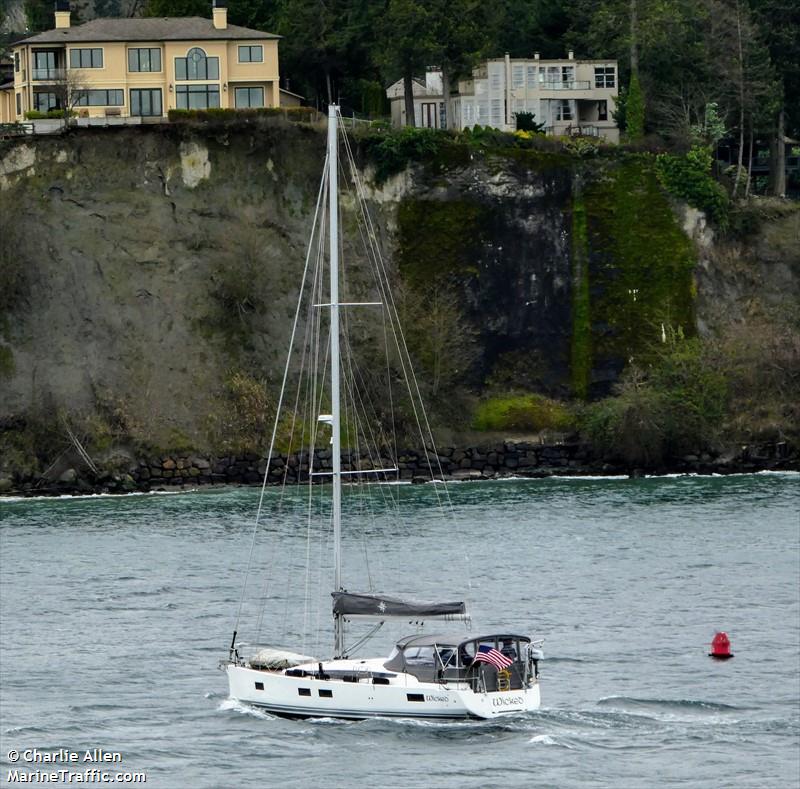 wicked (Sailing vessel) - IMO , MMSI 368024770, Call Sign WDJ9309 under the flag of United States (USA)