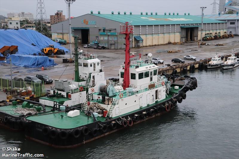 donghae1ho (Tug) - IMO 9668049, MMSI 373654000, Call Sign HP8738 under the flag of Panama