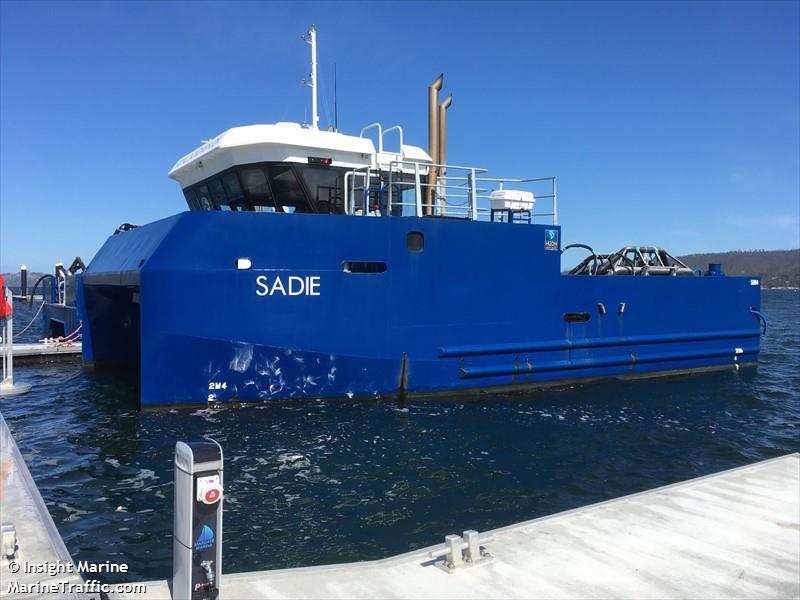 sadie (Fishing vessel) - IMO , MMSI 503081470 under the flag of Australia