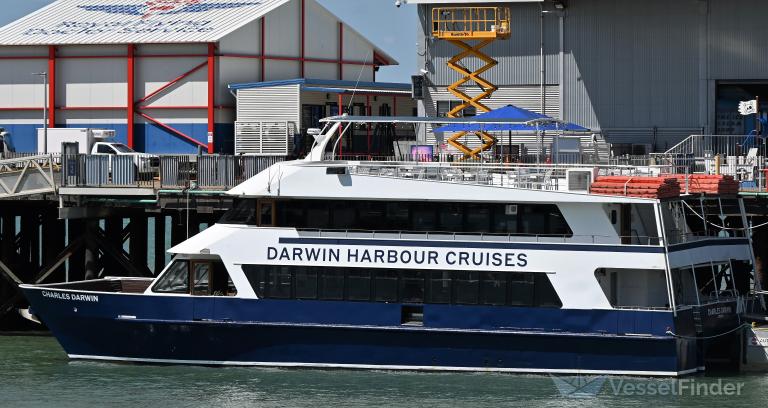 charles darwin (Passenger ship) - IMO , MMSI 503446100, Call Sign VJD3647 under the flag of Australia