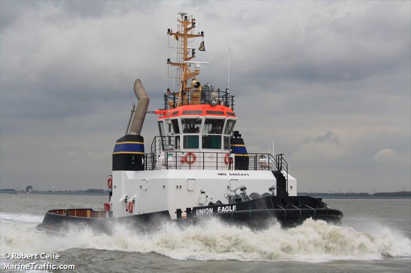 union eagle (Tug) - IMO 9406441, MMSI 205300000, Call Sign ORPR under the flag of Belgium