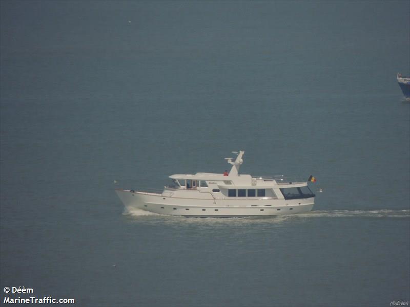 mathea (Pleasure craft) - IMO , MMSI 205618610, Call Sign OR6186 under the flag of Belgium