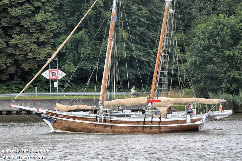 drum of drake (Sailing vessel) - IMO , MMSI 205906200, Call Sign OS9062 under the flag of Belgium