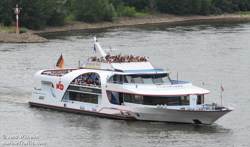 rheinpoesie (Passenger ship) - IMO , MMSI 211507850, Call Sign DC4477 under the flag of Germany