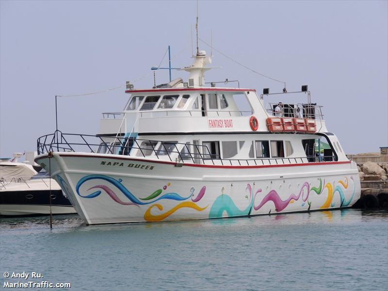 napa queen (Passenger ship) - IMO , MMSI 212983012, Call Sign P3AY8 under the flag of Cyprus