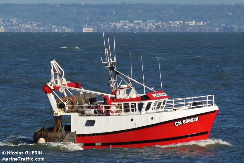 fvlalfa (Fishing vessel) - IMO , MMSI 227125200, Call Sign FVRT under the flag of France