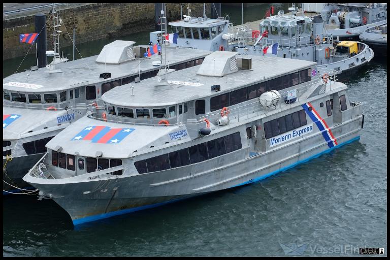 treberon (Passenger ship) - IMO , MMSI 227592820, Call Sign FGD8075 under the flag of France